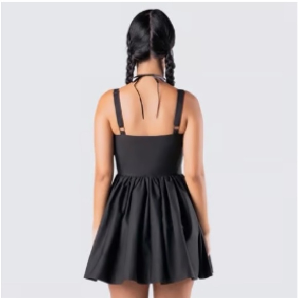 NWOT Finesse Black Mini corset Dress - Picture 3 of 5